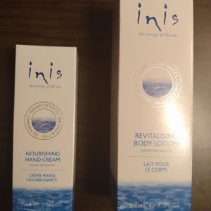 INIS Body Lotion & hand cream.